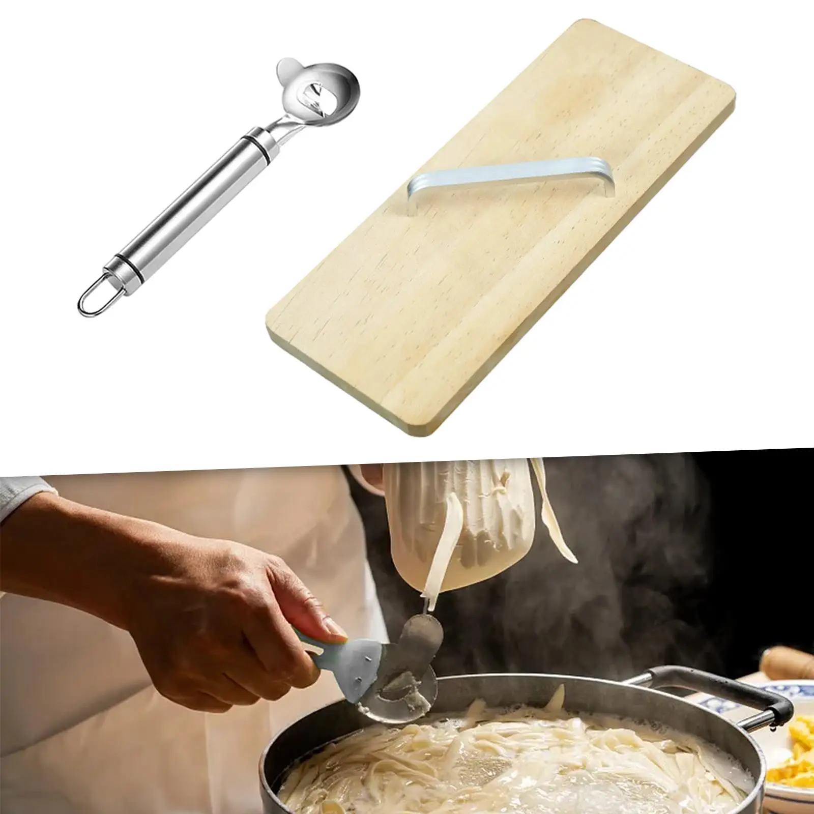 Chinese Noodles Maker Household with Bottom Hanging Hook Noodles Dough Cutter