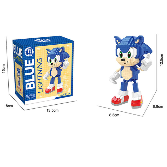 Mini Bloc De Construction Sonic, Modèle D'animation, Poupée Hérisson  D'ombre, Puzzle, Jouet, Cadeau Pour Enfants - Blocos Montáveis - AliExpress