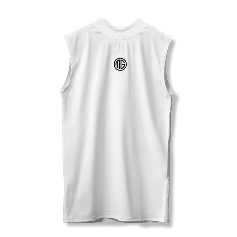 Muscleguys - Camiseta sin mangas de secado rápido para hombre, ropa deportiva de gimnasio, musculación, chaleco de Fitness