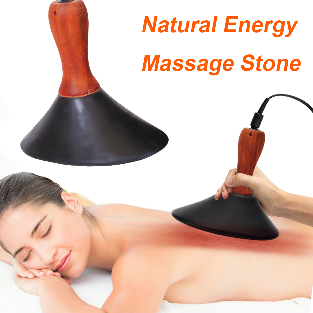 Best of Gua Sha Natural Energy Stone Moxibustion Instrument Hot Stones Gouache Scraper Electric Back Massager Spa Relax Relieve Stress Reviews & Tips