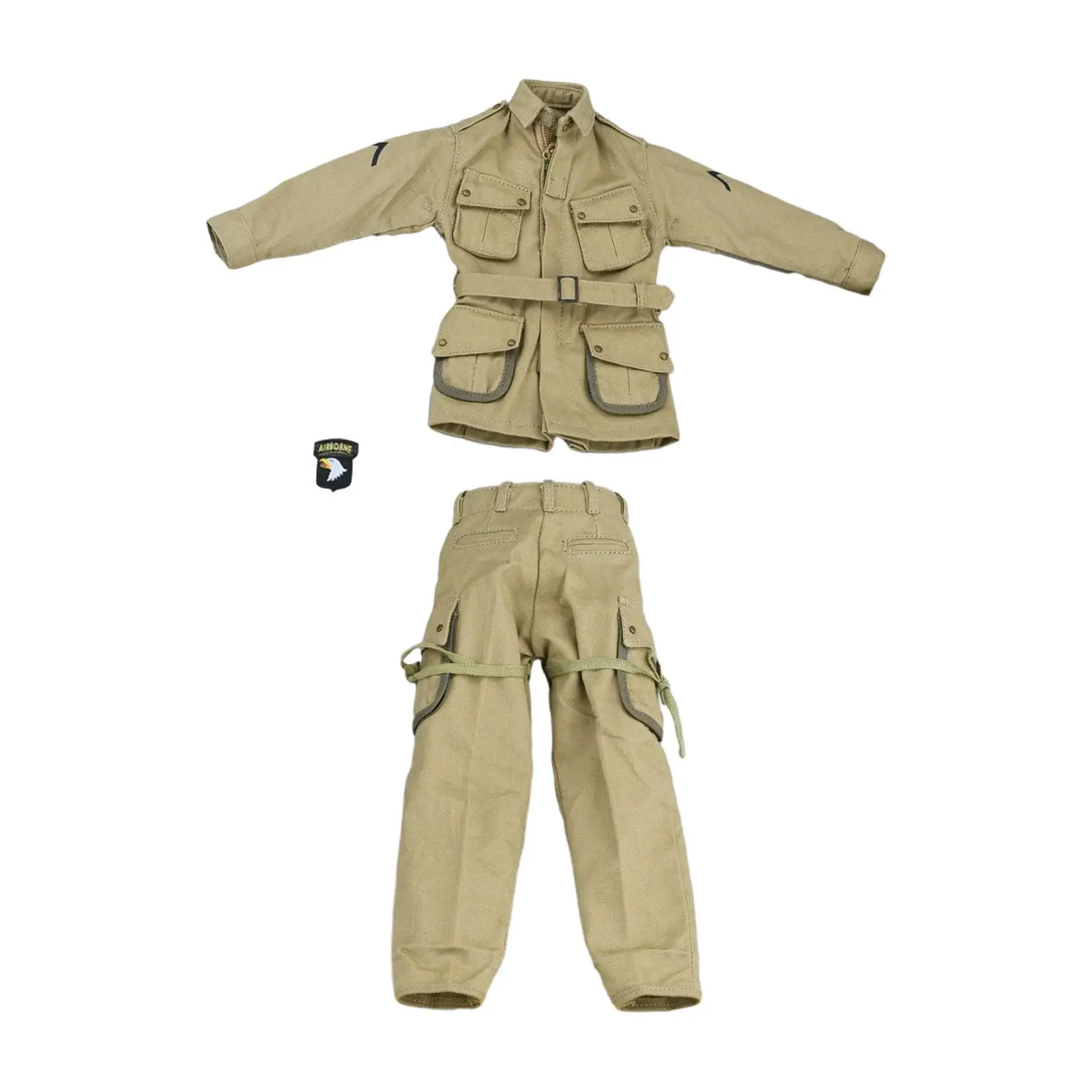 1/6 Soldier Clothes Mini Coat Pant for 12`` inch Soldier Figures Accessories