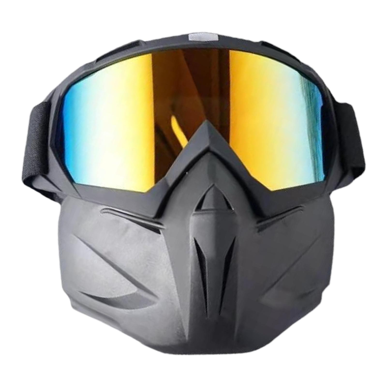 Motorcycle Goggles Mask Fog Proof Outdoor Mask Dustproof for Snowmobile