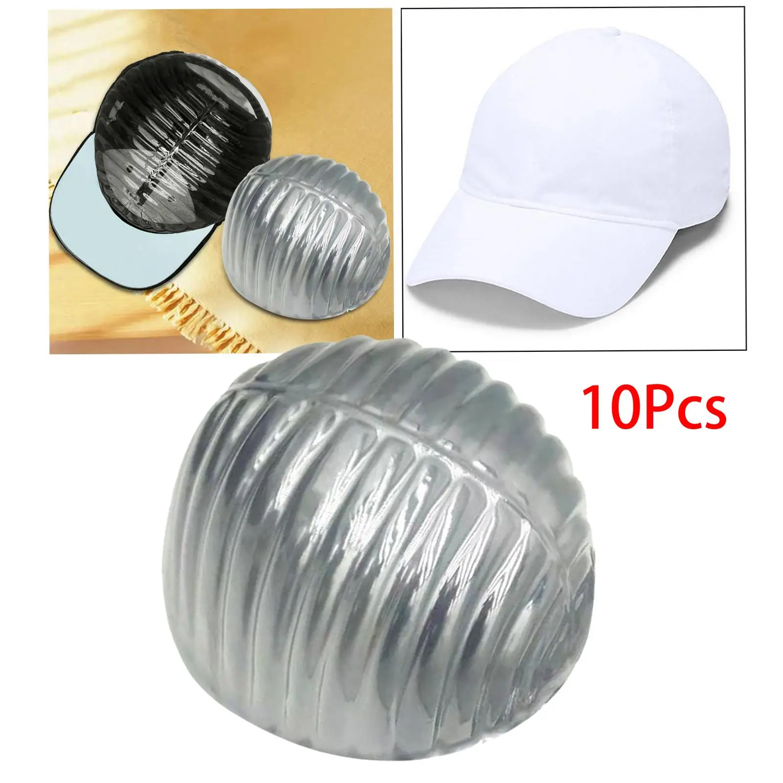 10x Portable Baseball Hat Insert Hat Holder Hat Liner for Living Room Bedroom