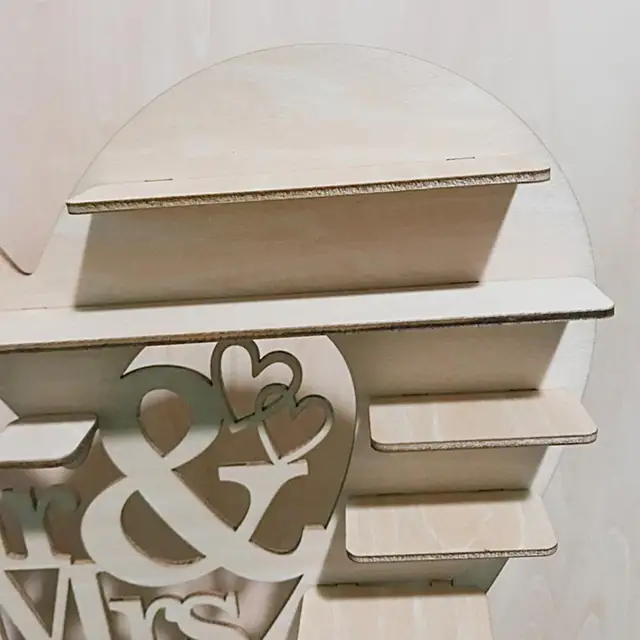 Alzata per cioccolato in legno alzata per torta romantica rustica fai da te  Candy Ferrero Rocher Display decorazioni per la tavola di nozze san  valentino - AliExpress