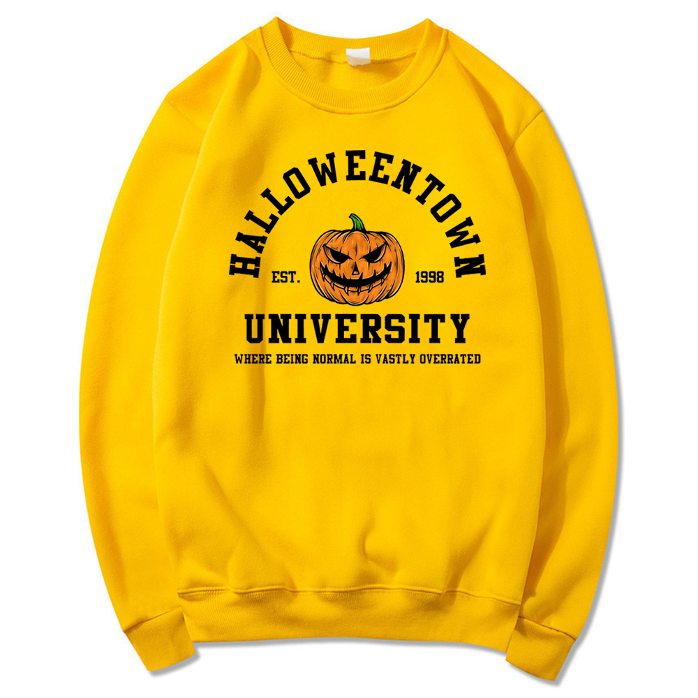 pulôver engraçado halloween cidade queda hoodies abóbora dia das bruxas sweatshirts de halloween