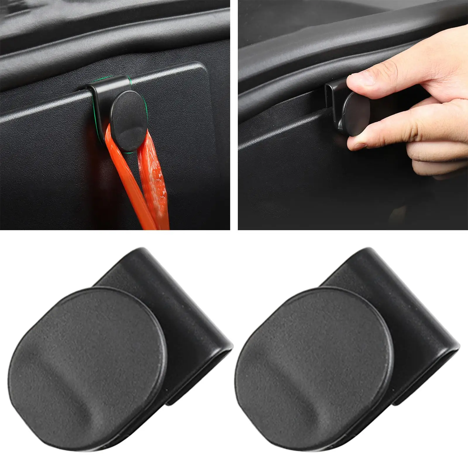 Tesla Model Y Front Trunk Hook Covers Organizer Compatible Interior Hook Fit for Decor
