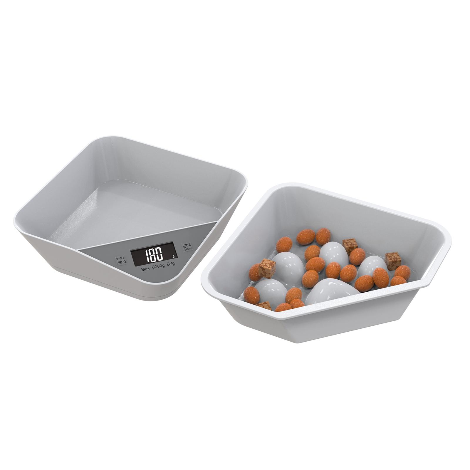 Weighing Digital Feeding Bowl Food Bowl Digital Scale Slow Feeder for Small Medium Dogs
