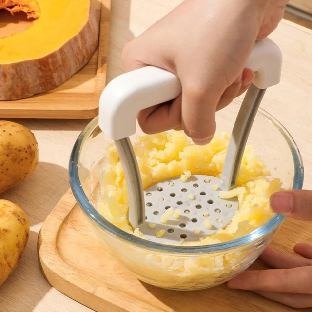 Portable Professional Mashed Potatoes Masher Kitchen Garlic Food Crusher  Cutter Tool Smash Accessories Kitchen Accessories - AliExpress