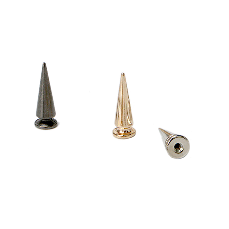 100 Sätze 10x29mm Kegel Turm Typ Legierung Metall Nieten Leder Handwerk Nieten Kugel Spikes Punk Spike für Kleider taschen Gürtel Haustier Halsbänder – Detail 3