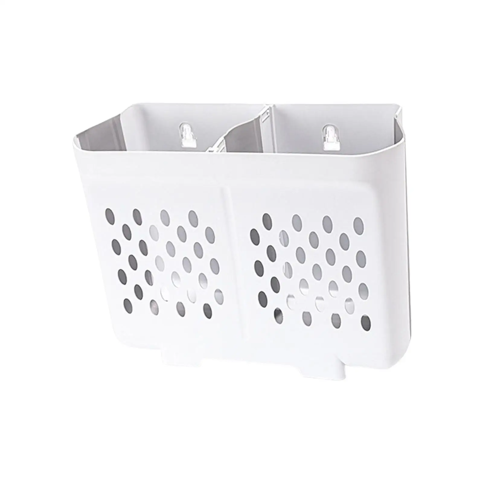 Multifunctional Collapsible Laundry Storage Basket Wall Mount Hollow Design Accessory for College Dorms, Campers Easily Install