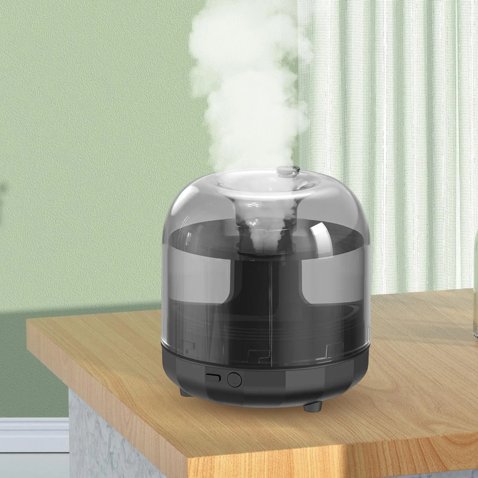 Desktop Humidifier 280ml/H Heavy Fog Mute for Home Bedroom NightStand Office