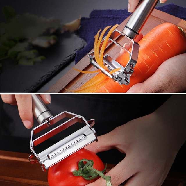 Stainless Steel Grape Peeler Household Double Head Grape Skin Extractor  Eating Scraper Fruit Seed Extractor Peeler Kitchen Tools - AliExpress