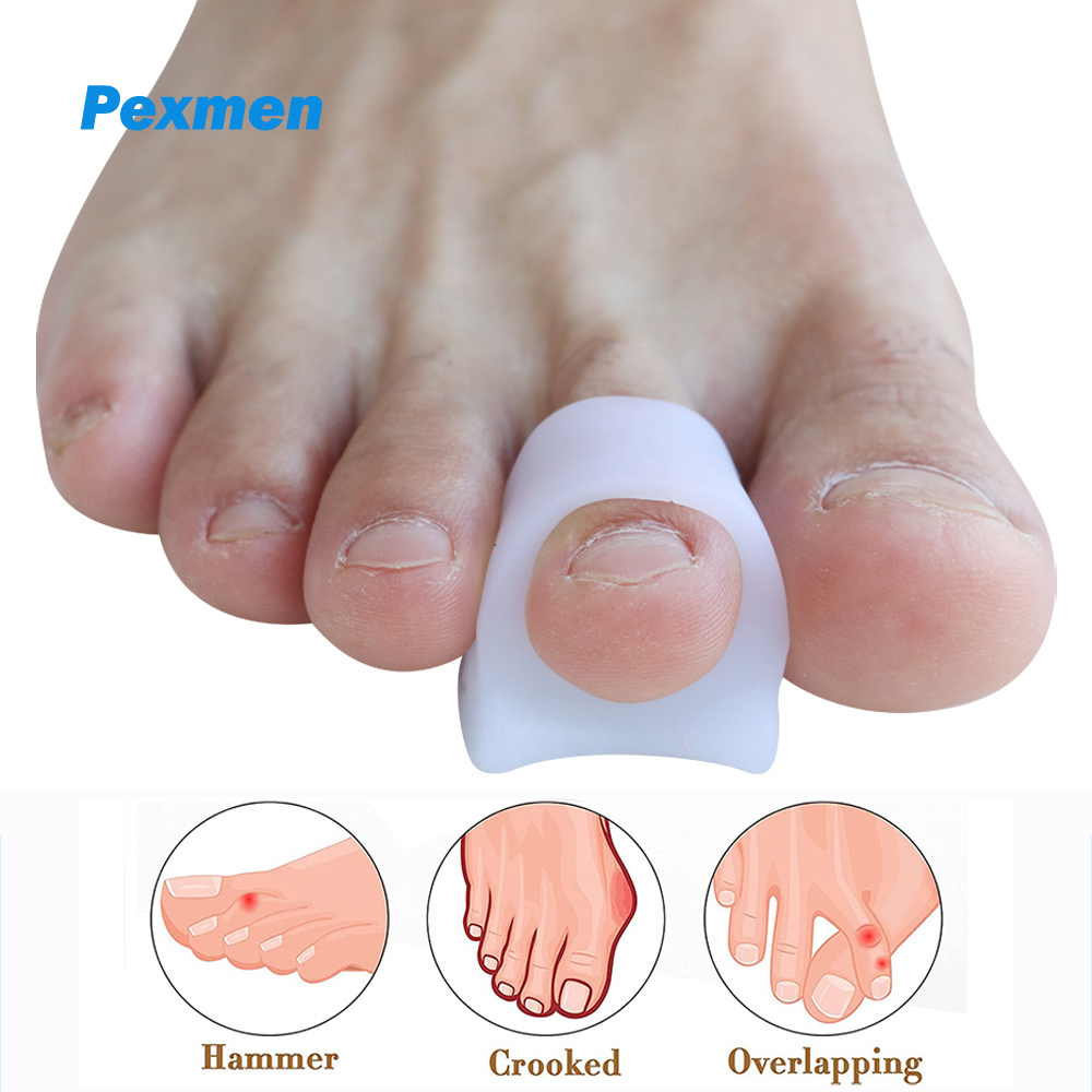 Best of Pexmen 2Pcs / Pair Soft Gel Big Toe Separator For Overlapping Toes Bunions Big Toe Alignment Corrector And Spacer Foot Protector Reviews & Tips