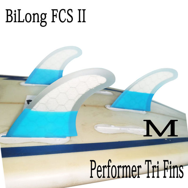 超歓迎された Performer FIN Tri II FCS BiLong M Deska Thruster L lub サーフィン・ボディボード
