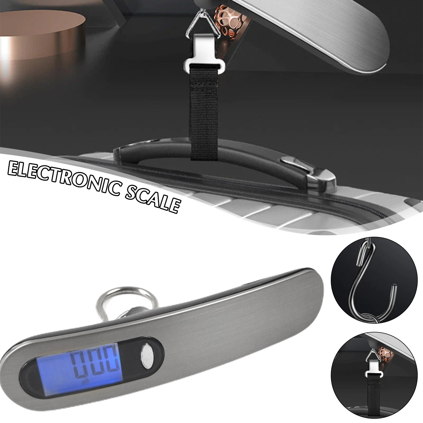 Title 2, Digital Luggage Scales High Accuracy Simple Ope...