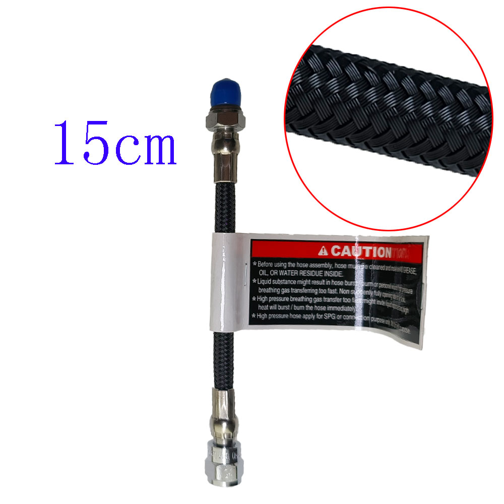 8,8 6 Zoll Hochdrucks ch lauch für SPG 1. Stufe Manometer geflochtener HP Schlauch für Messgeräte – Detail 2