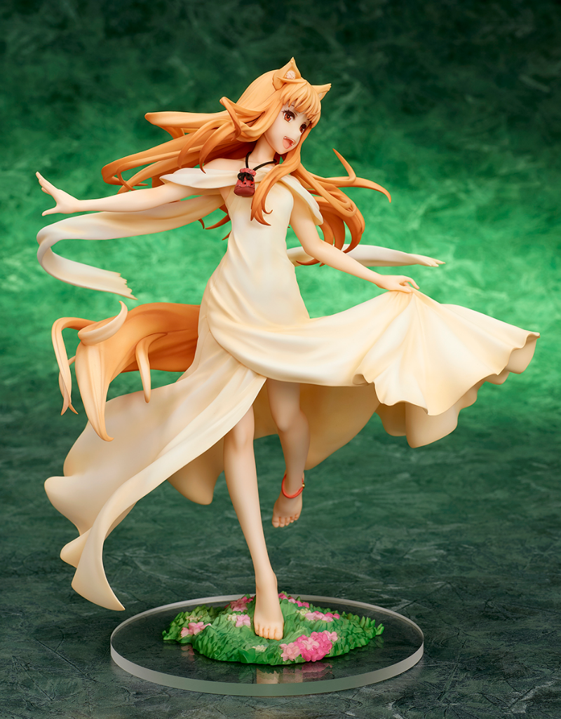 Коллекционная фигурка аниме quesQ Original:Spice and Wolf Holo Dress  ver.23см