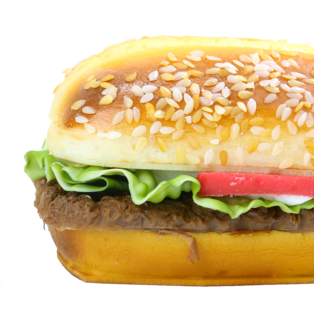 1PC Simulation Brot Hamburger Kuchen Modell Lebensmittel Festival Party Liefert Home Küche Platte Dekoration Ornamente – Detail 5
