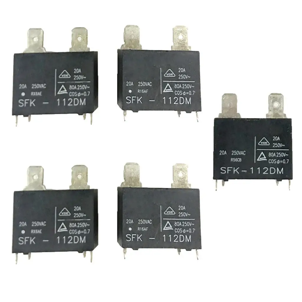 5pcs SFK-112DM SFK-11A 4 Pins Relay  Conditioner Parts Accessory