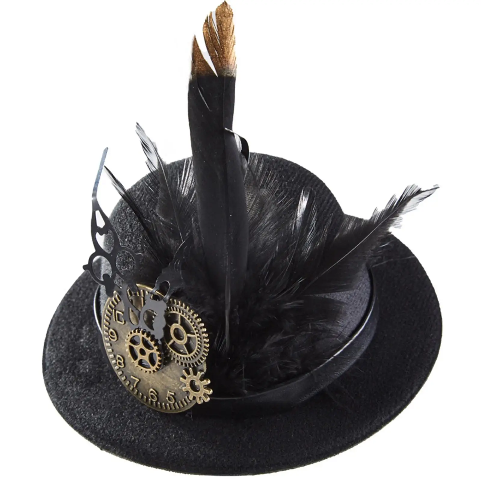 Steampunk Gears Top Hats Dance Hat Gears for Cosplay Gentlemen Fancy Dress Halloween