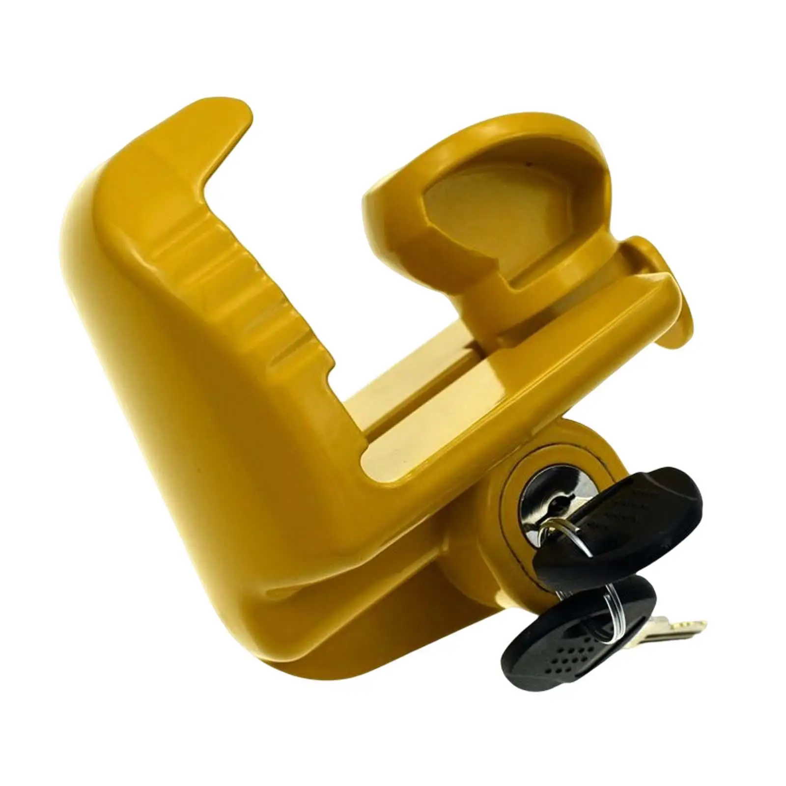 Coupler Lock Universal Accessory Parts Professional Adjustable Anti Lock Heavy Duty lock Yellow Security Metal