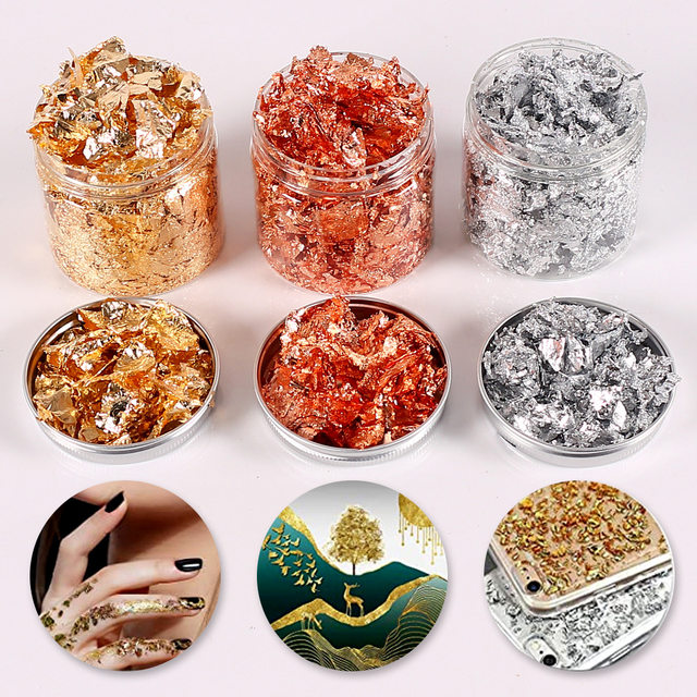 Crushed Glass Craft Glitter Fine Resin Art Small Broken Pieces Irregular  Metallic Crystal Chips Chunky Flakes Sequins Nail Arts - AliExpress