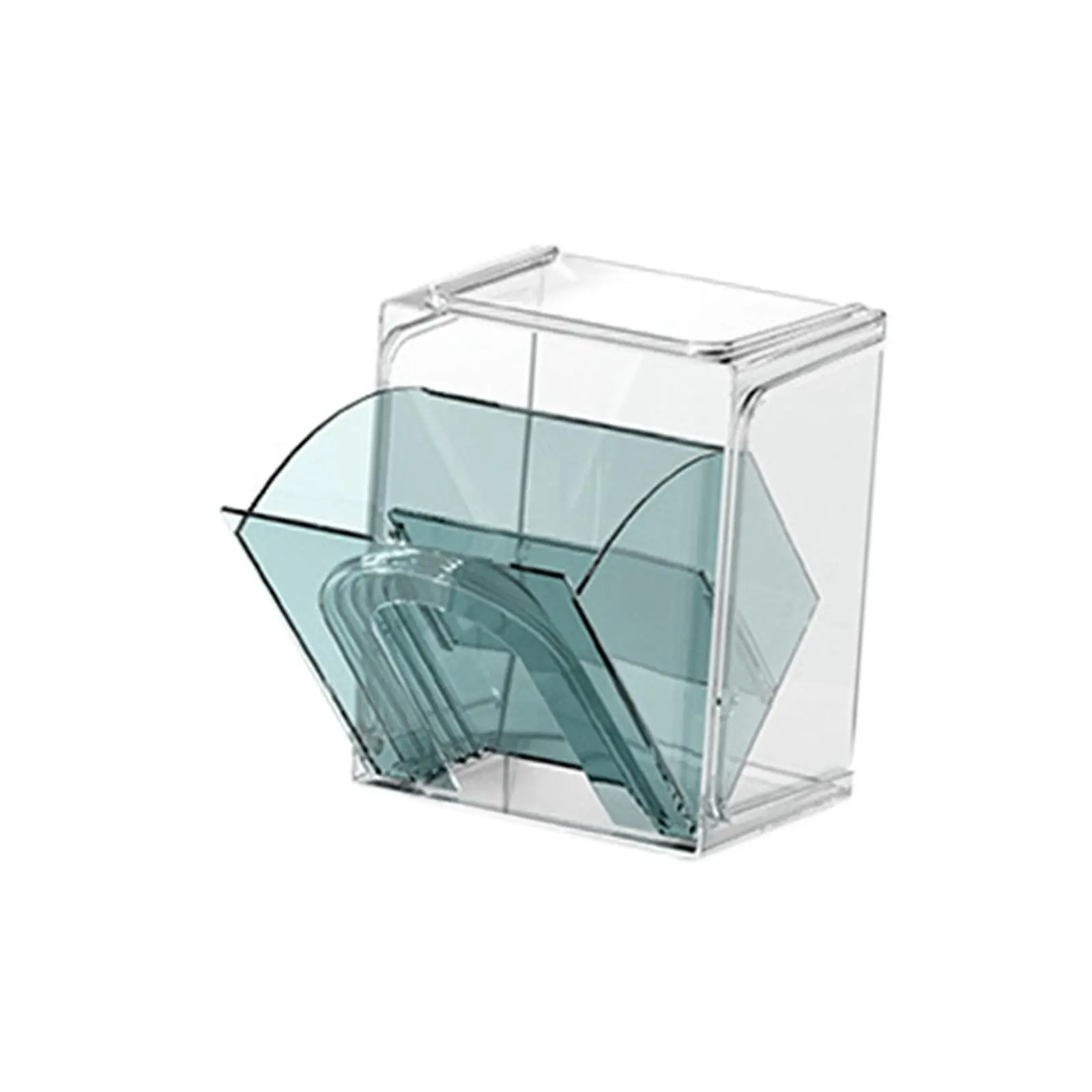 Tea Storage Box Storage Organizer Box Multiuse Transparent Coffee Capsules Holder for Closets Pantry Dining Cabinets Office