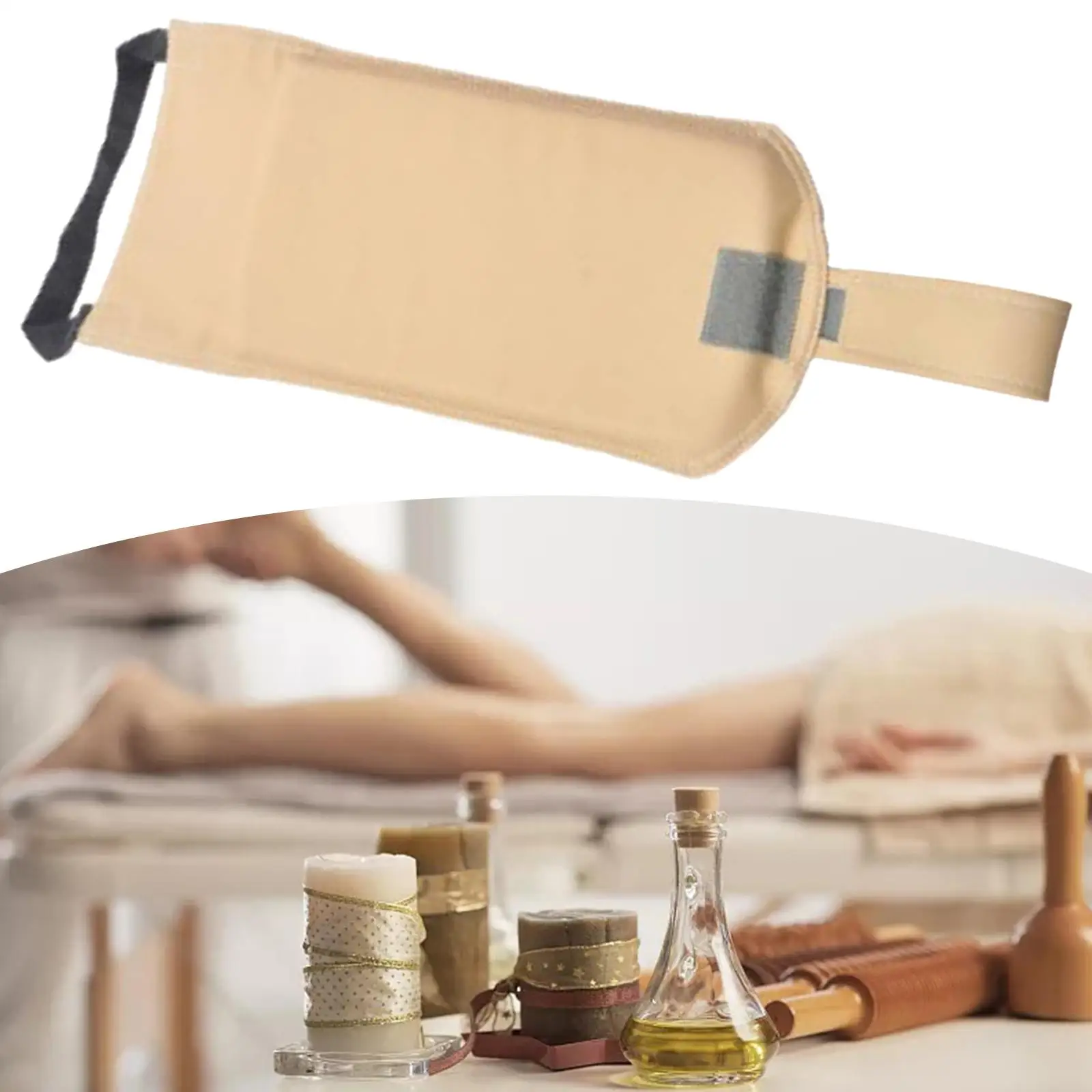 Comfortable Massage Arm Rest Hanging Shelf Soft Sponge Leather Standard Sling Board for Massage Table SPA Beauty Salon Bed