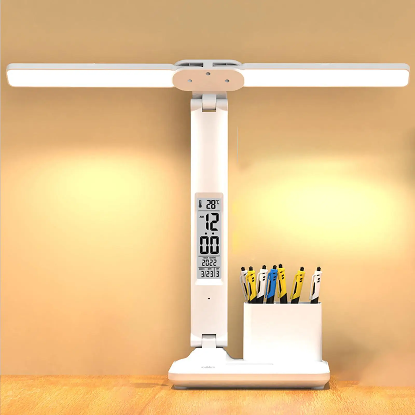 Table Lamp 3 Color Modes Kids Bedroom Desk Light Adjustable LED Desk Lamp