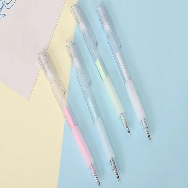 6Pcs Practical Glue Pen Fine Tip Pen-clip Color Dispensing Pen Scrapbooking  Card Making Ballpoint Glue Pen - AliExpress