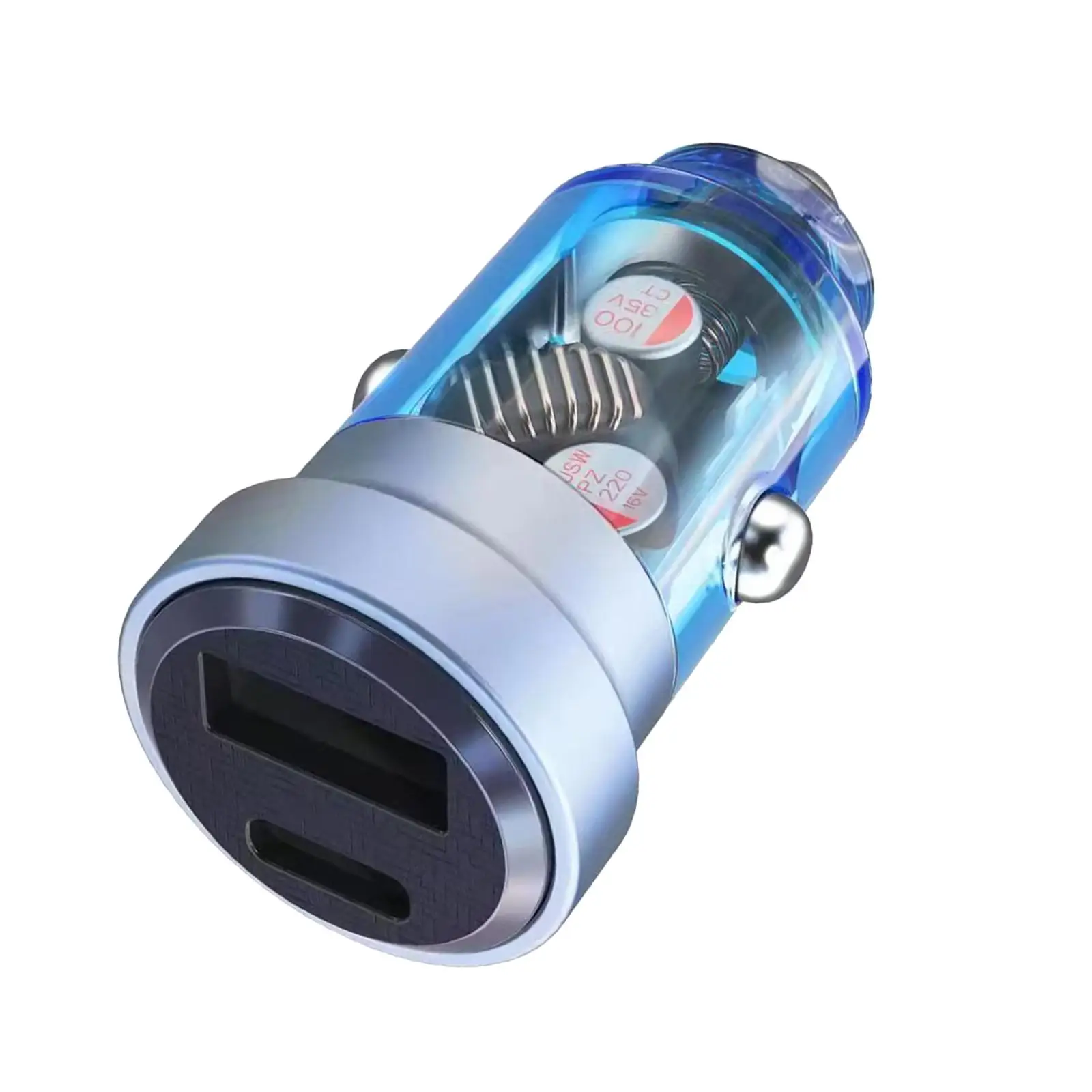 Car Charger PD30W QC18W USB USB C Dual Ports Fast Charging car Charging for Trucks Rvs