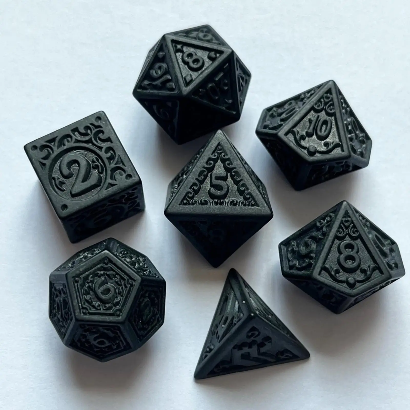 7Pcs Polyhedral Dice Gift Collectibles Multisided Dice for Role Playing Game