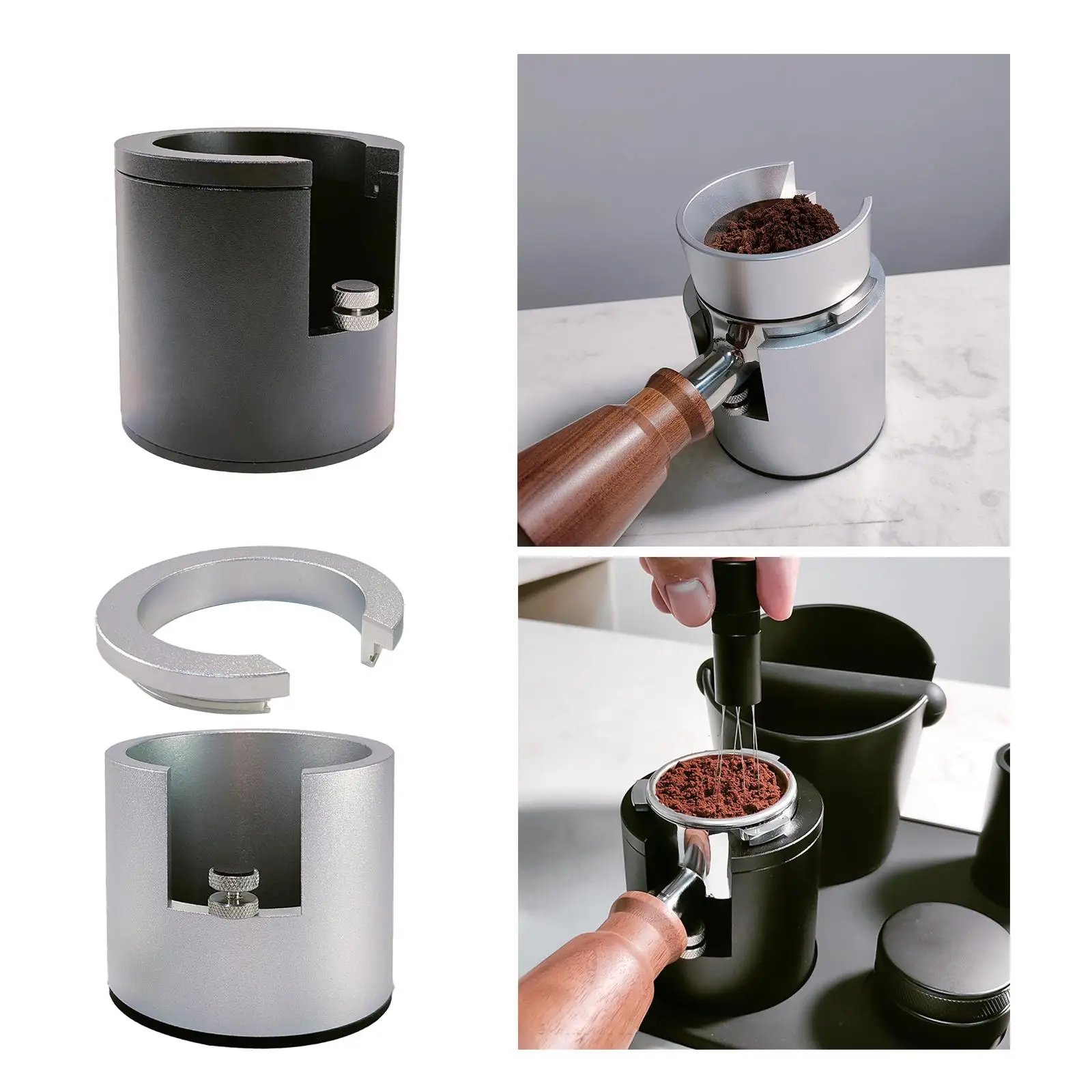 for 51/54/58mm Espresso Machine Accessory Tamper Station Espresso Portafilter Holder for Counters Tearoom Shop Worktop Cafe