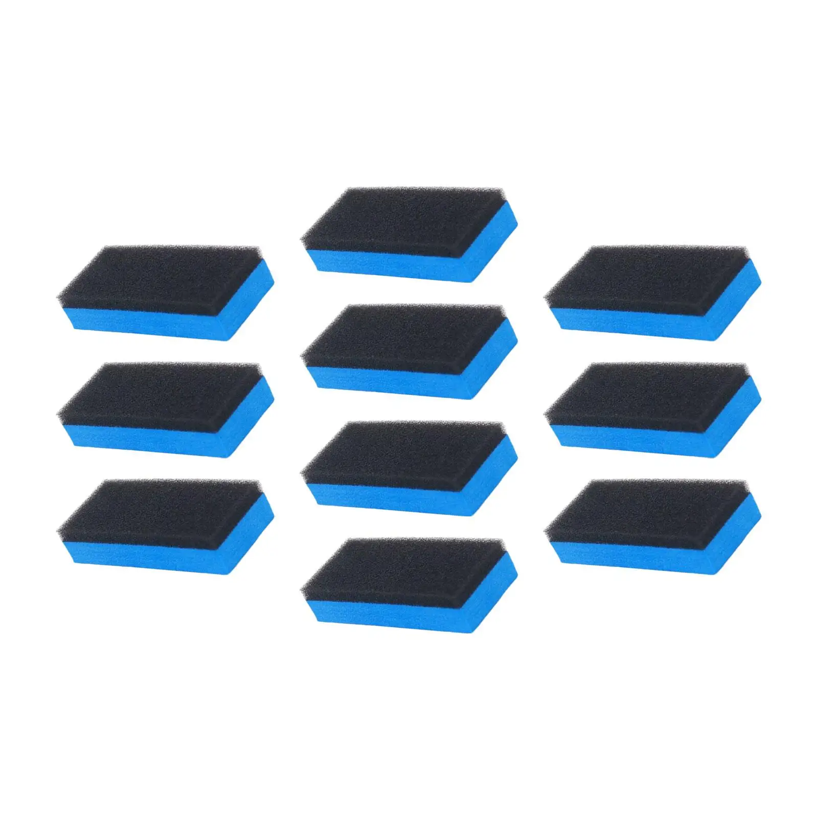 Sponge Applicator Pads Multifunctional Cleaning Sponge Square Cleaning Pad for Bathroom Workshop Motorcycles Car Home