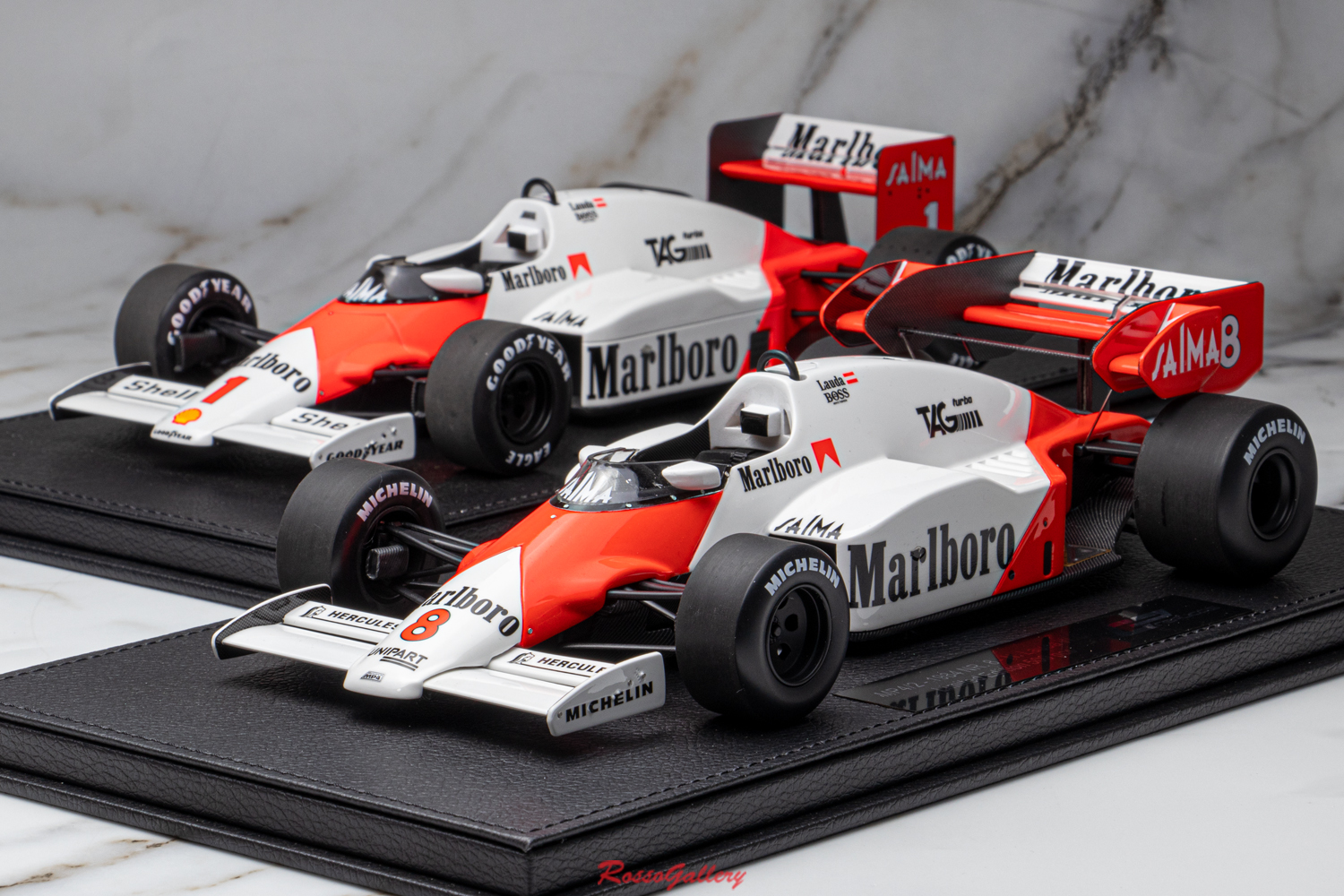 Топ-марки 1:18 F1 McLaren MP4/2 MP4/2B F1 чемпион мира Ники Ограниченная  серия резиновая металлическая статическая модель автомобиля игрушка подарок  | AliExpress