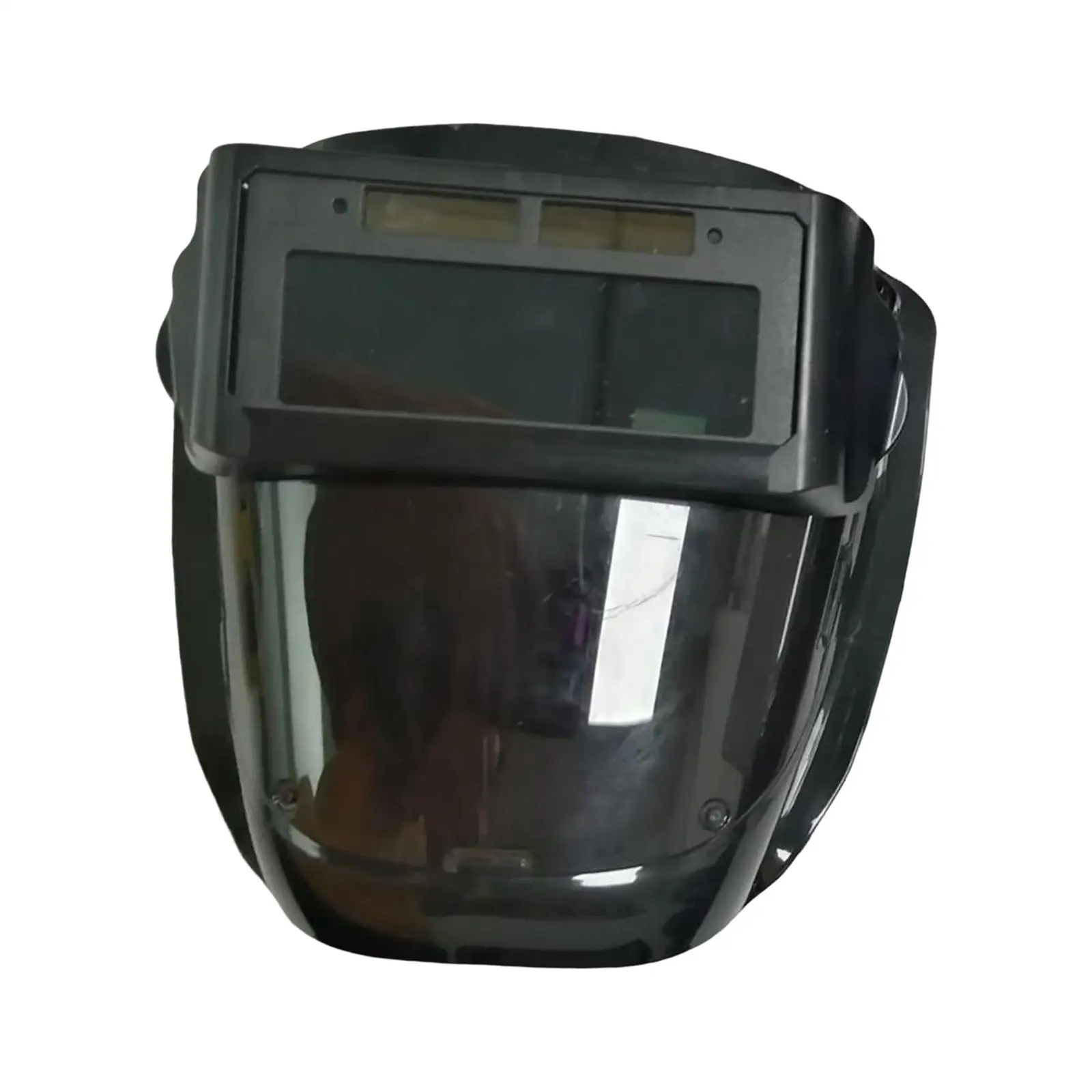 Large Viewing Welding Hood Wide Shade Welding Cover for Outdoor Manufacturing Metal Production Construction Automotive