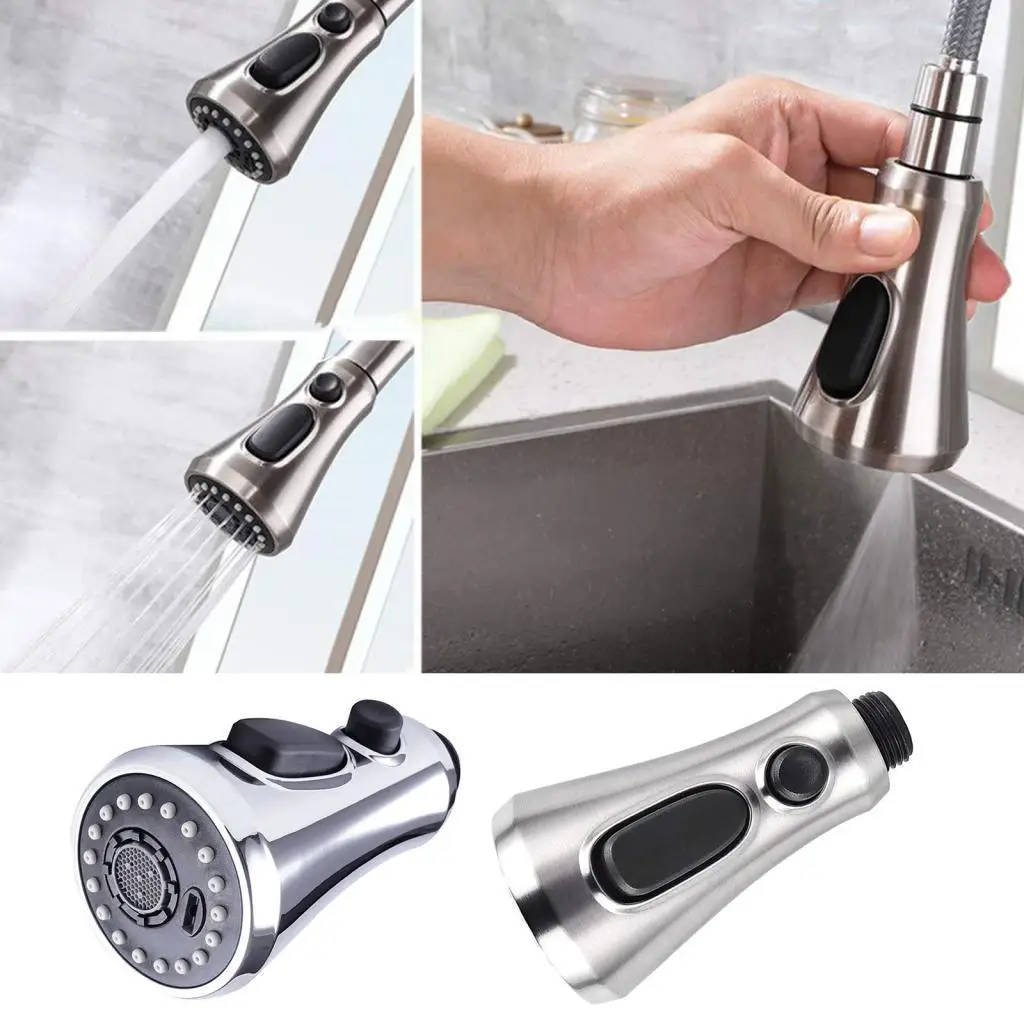 Replacement Kitchen Tap Pull Out Spray  (3-Function) 1/2 Connector