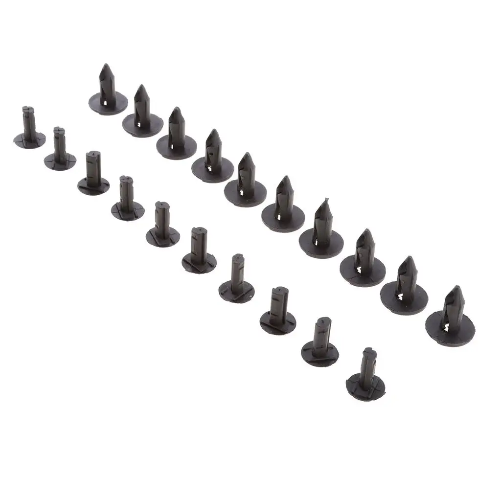 10 Pieces Car Bumper Fender Rivet Retainer Fastener Clip for VW Golf 4