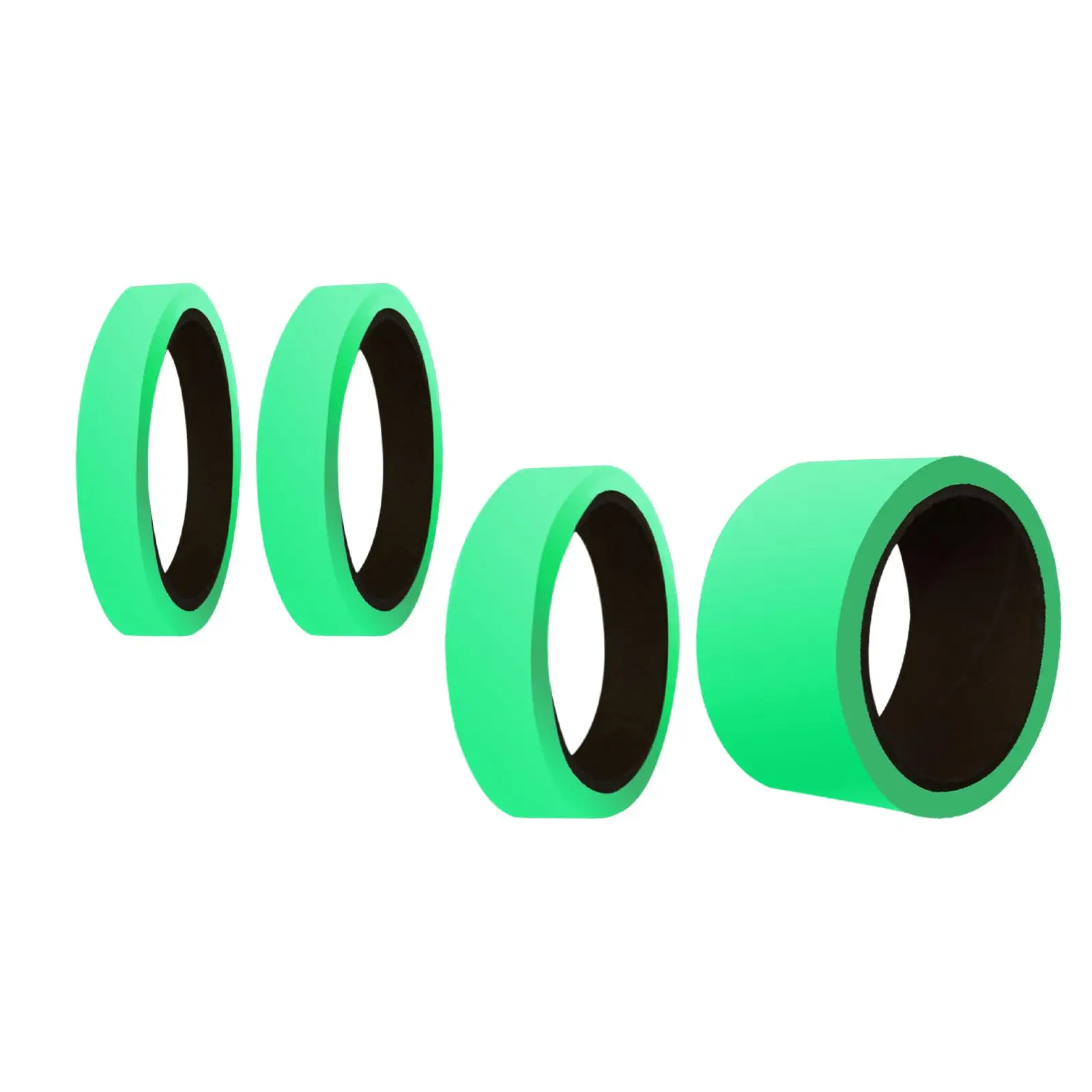 Glow in The Dark Tape Removable Photoluminescent Fluorescent Tape for Emergency Exit Night Decorations Theater Stage Steps Walls