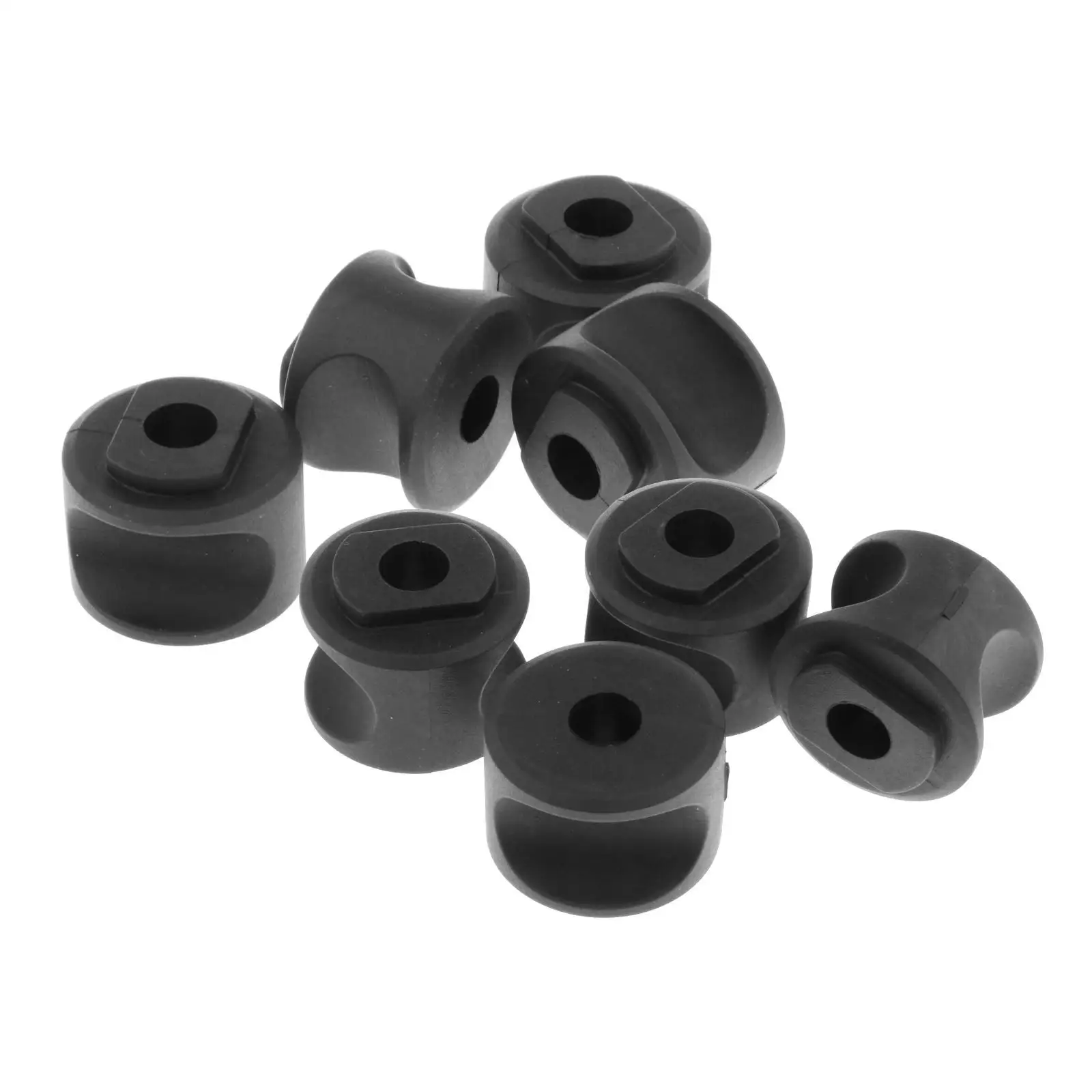 Set of 8 Rear Stabilizer Support Bushing Replacements Car Accessory Kit 31mm Black