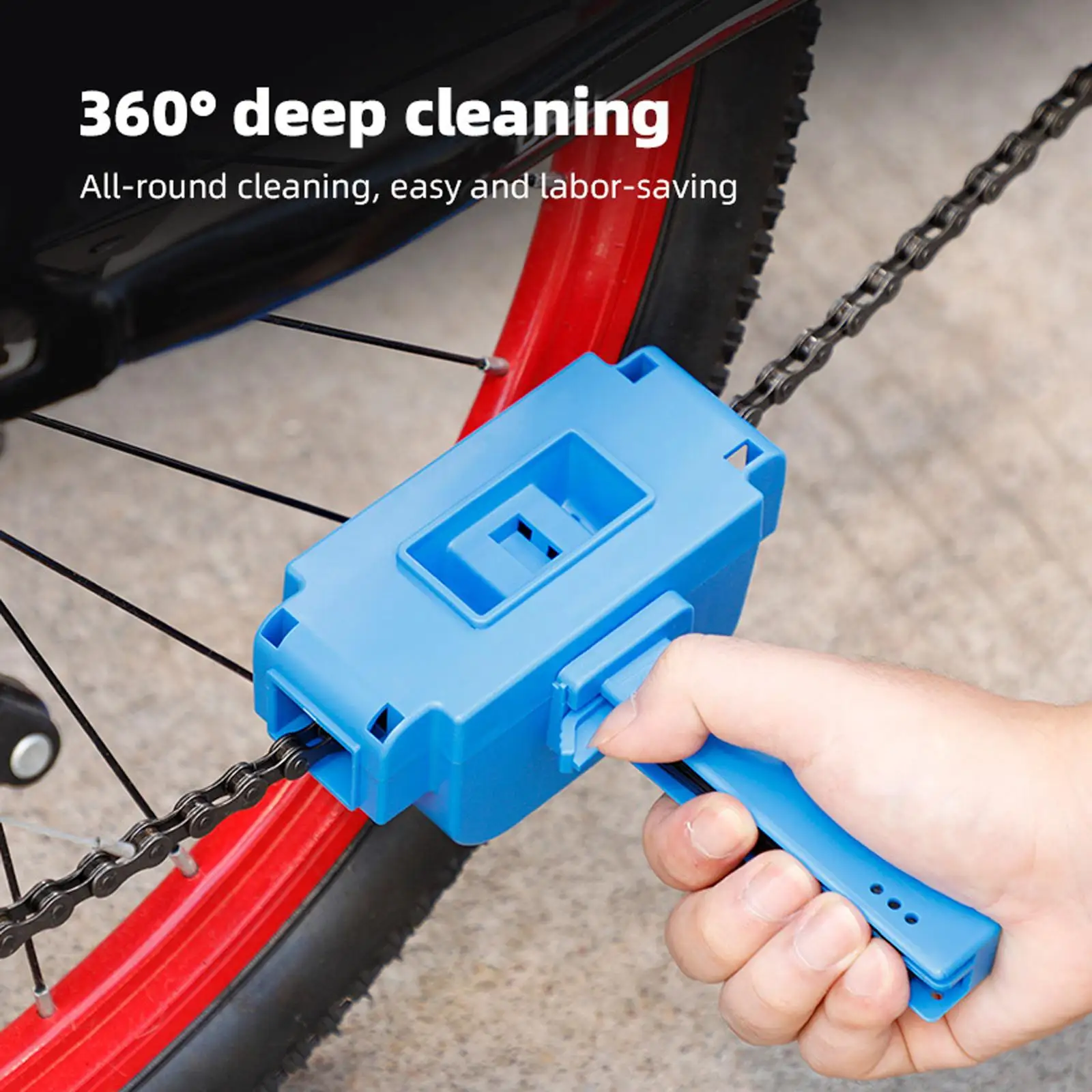 Cleaning Brush Tool Motorcycle Road Bike Gear Bike Chain Cleaner Scrubber