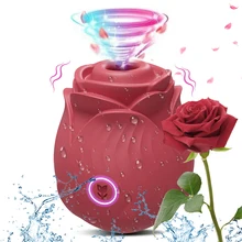 Powerful Sucking-Rose Vibrator Toy for Women Vacuum Stimulator Oral Nipple Clit Sucker Female Sex Toys Goods for Female Adults