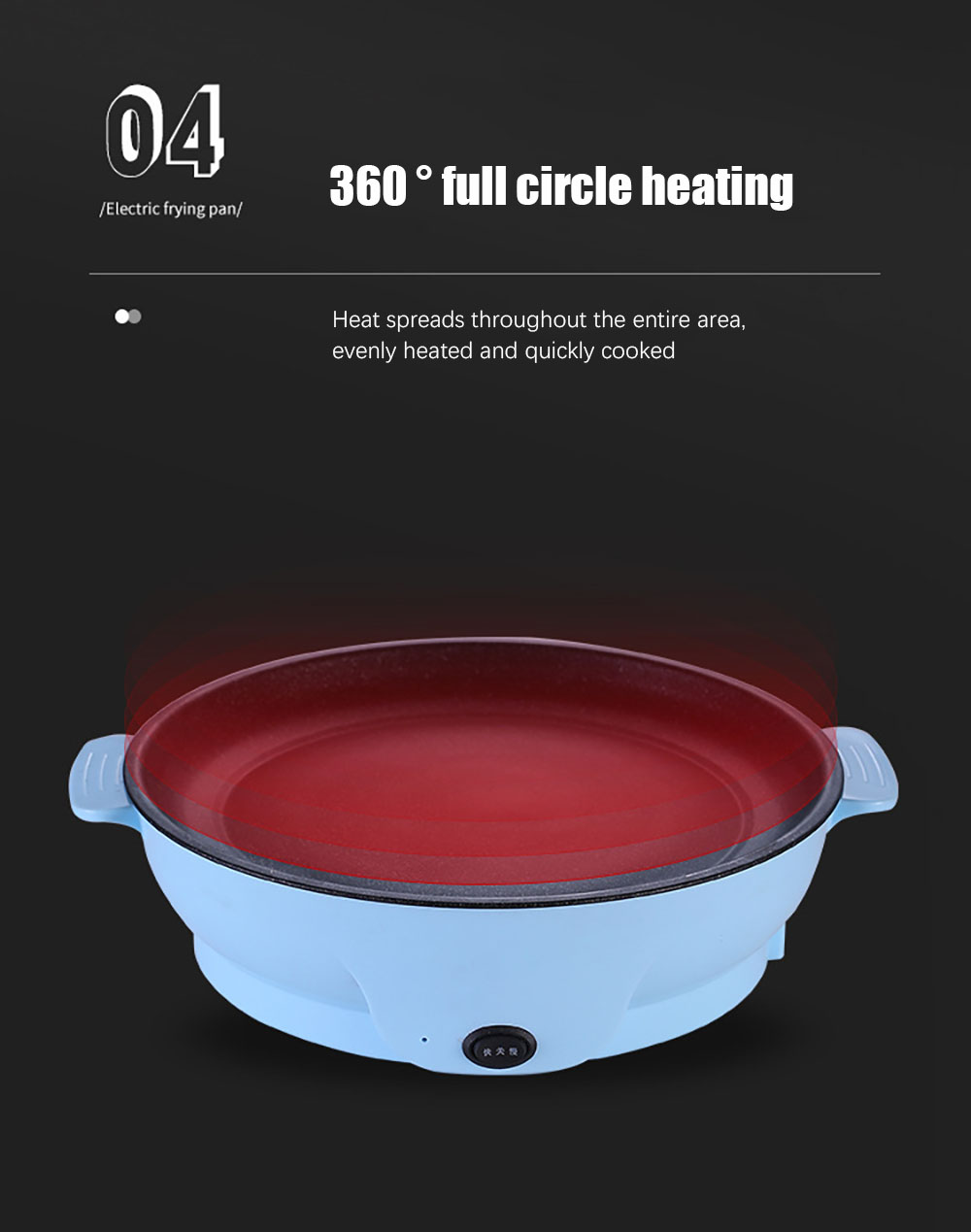 Title 8, 220V Multifunction Electric Frying Pan Skillet ...