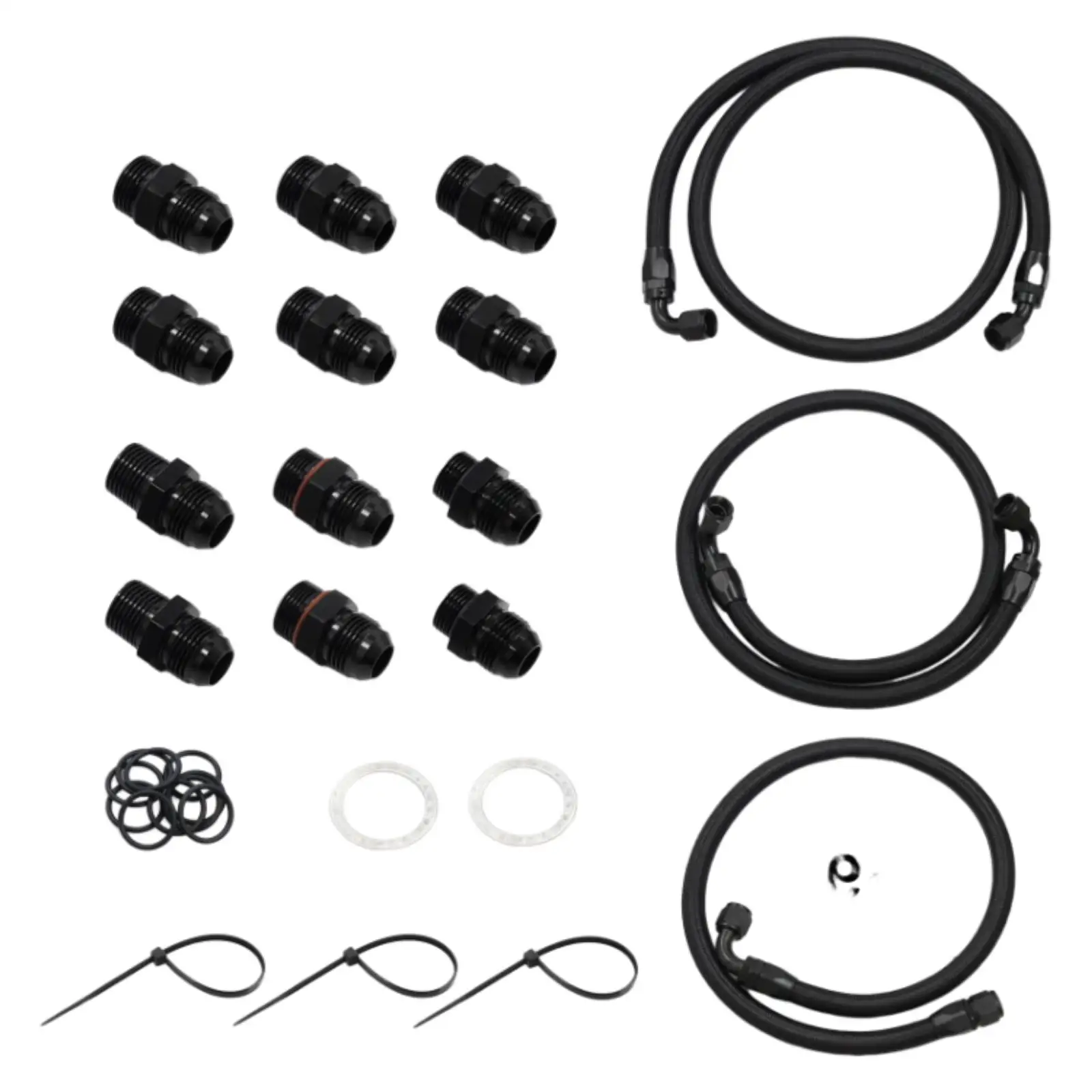 Transmission Cooler Lines Kit Easy to Install Heavy Duty Professional Replaces for GM 6.6 lb7 Lly Duramax 2001 to 2005