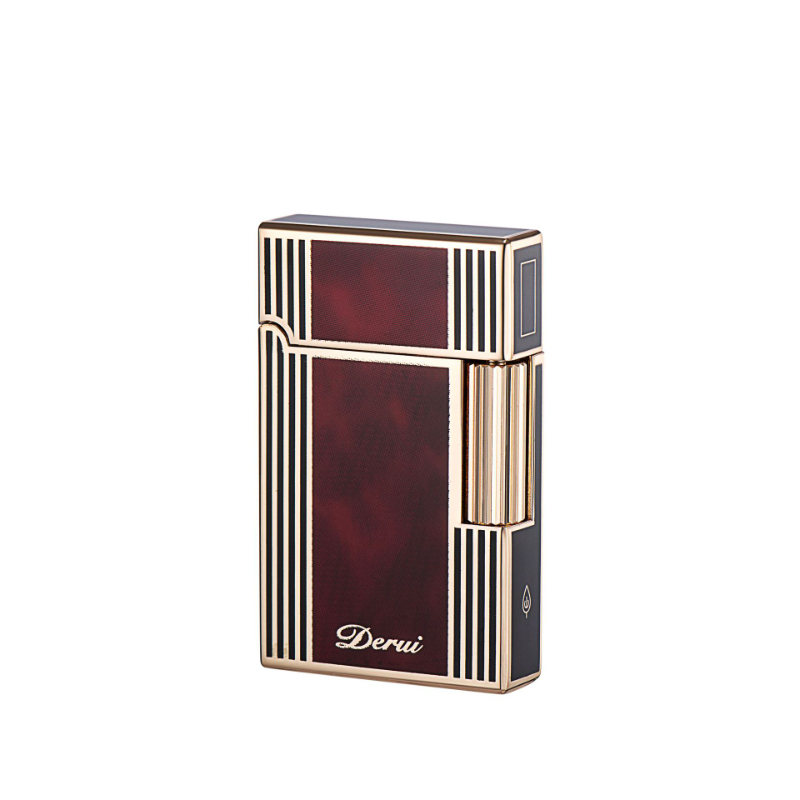 Description Picture 6 of itemDerui-Side-sliding Sound Inflatable Lighter, Metal, High-end Quality, Men's Light, Luxury Gift, New