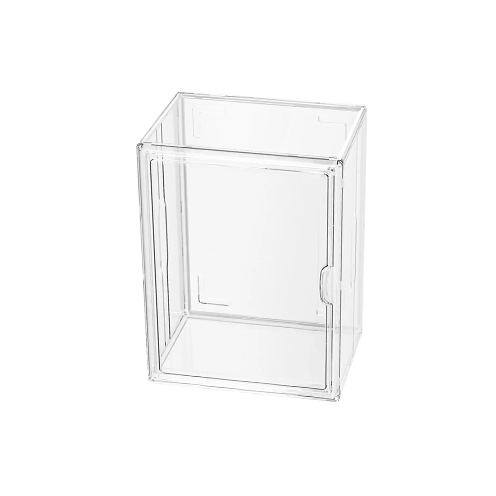 Acrylic Display Case Dustproof Cube Organizer Shelf for Action Figure Toys