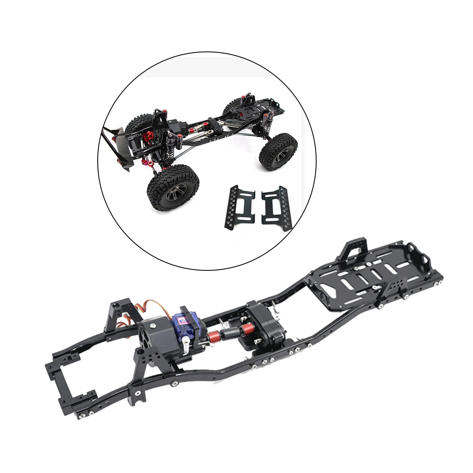 Metal Chassis Frame Beam 2  for SCX10 1/10 RC Crawler Replace Part Upgrade