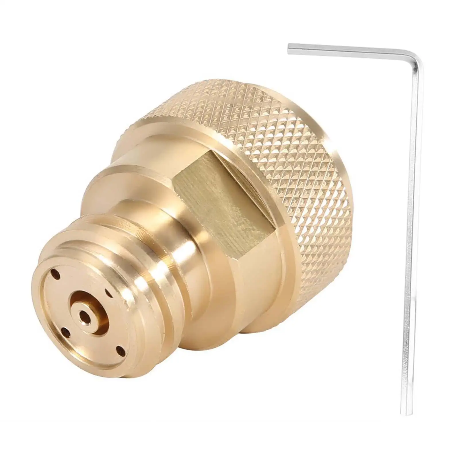 Brass CO2 Converter Adapter Tank Canister Conversion for Soda Machine