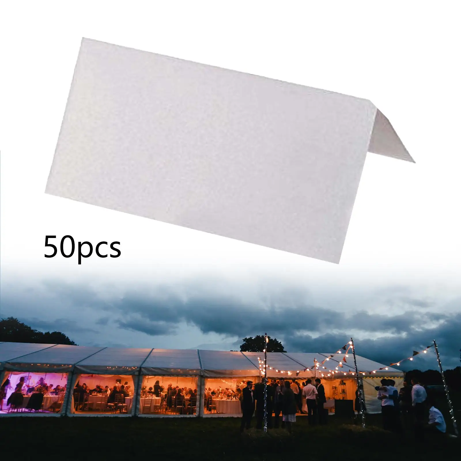 50x Wedding Place Cards Elegant Table Number Buffet Table Cards Tags for