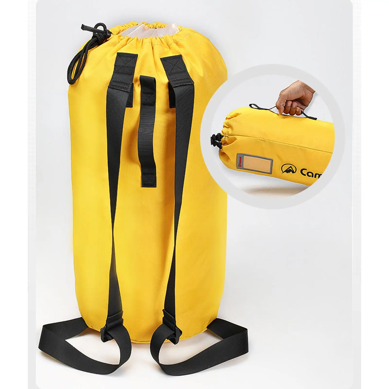 Rock Rope Storage Bag - Rock and Tree Climbing Equipment, Arborist Gear, Bucket Style Backpack, Waterproof Material
